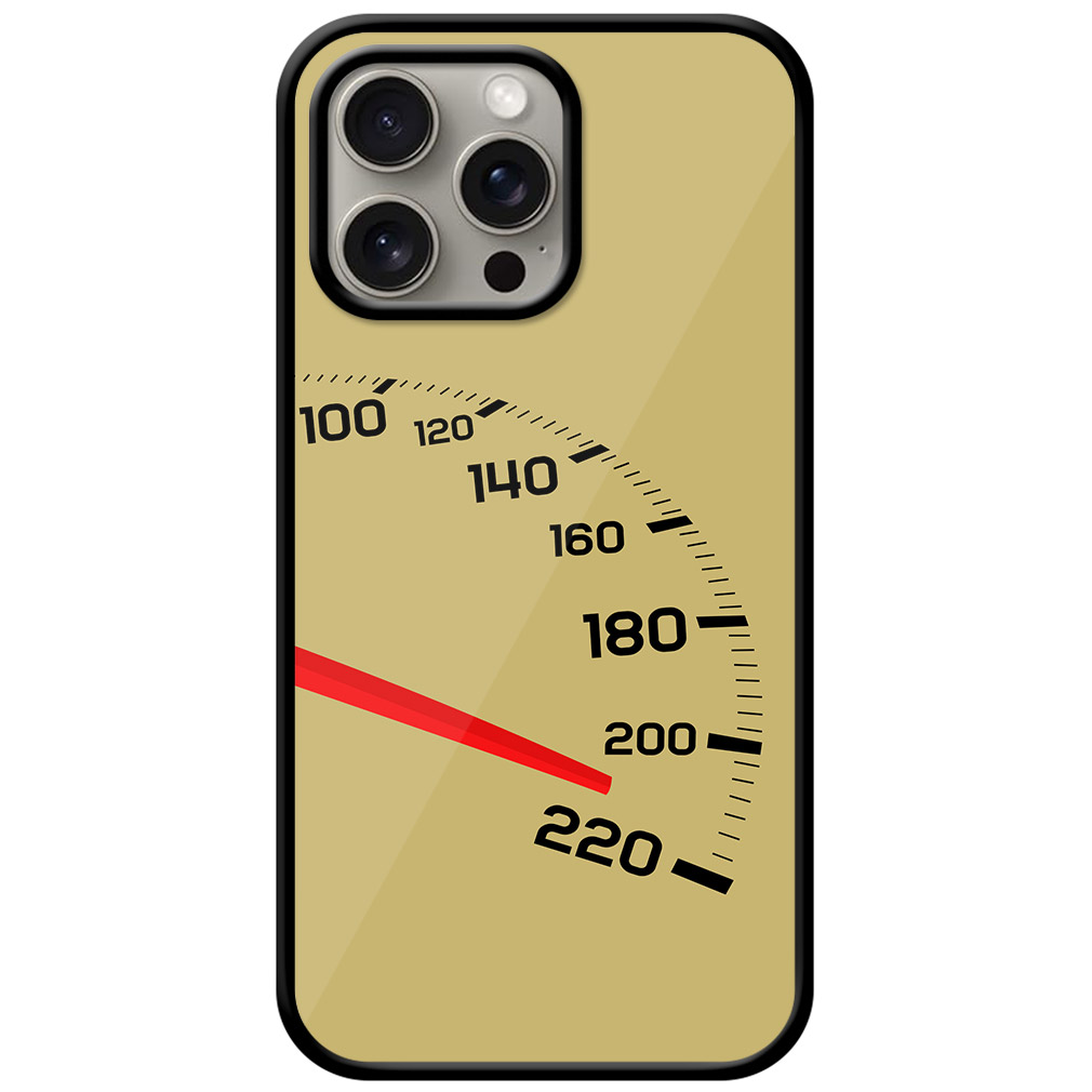 Speedometer Clipart Metal TPU Printed Case