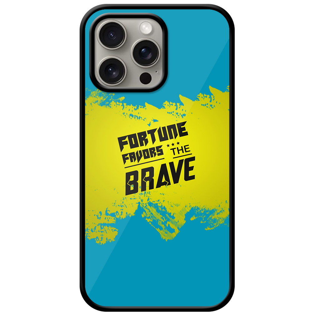 Fortune Quote Textart Metal TPU Printed Case