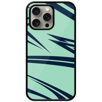 Abstract Blade Seamless Pattern Metal TPU Printed Case