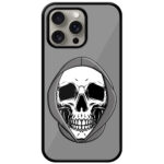 Ghost Hoodie Vector Skull Design Metal TPU Printed Case