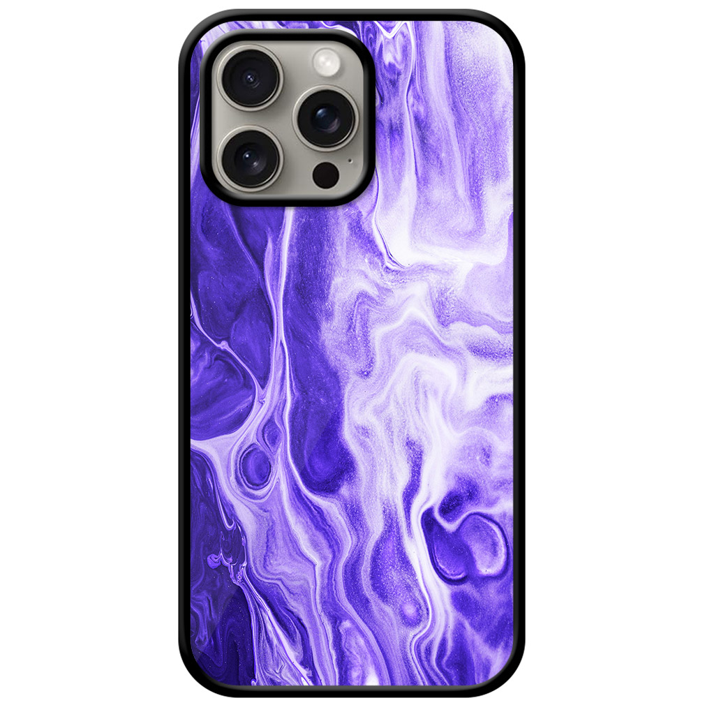 Abstract Fluid Marble Artwork Metal TPU Printed Case