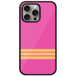 Sober Bold Stripe Pattern Metal TPU Printed Case