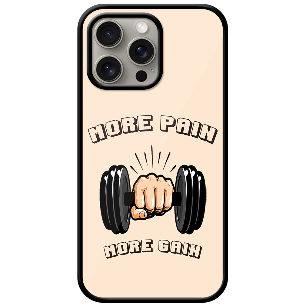 Heavy Dumbbell Graphic Design Metal TPU Printed Case