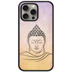 Lord Budha Sketch Illustration Metal TPU Printed Case