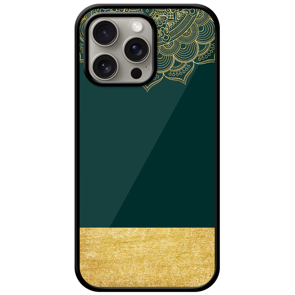 Decorative Mandala Design Metal TPU Printed Case