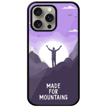 Made For Mountains Vectorart Metal TPU Printed Case