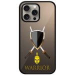 Warrior Gold Skull Vector Design Metal TPU Printed Case