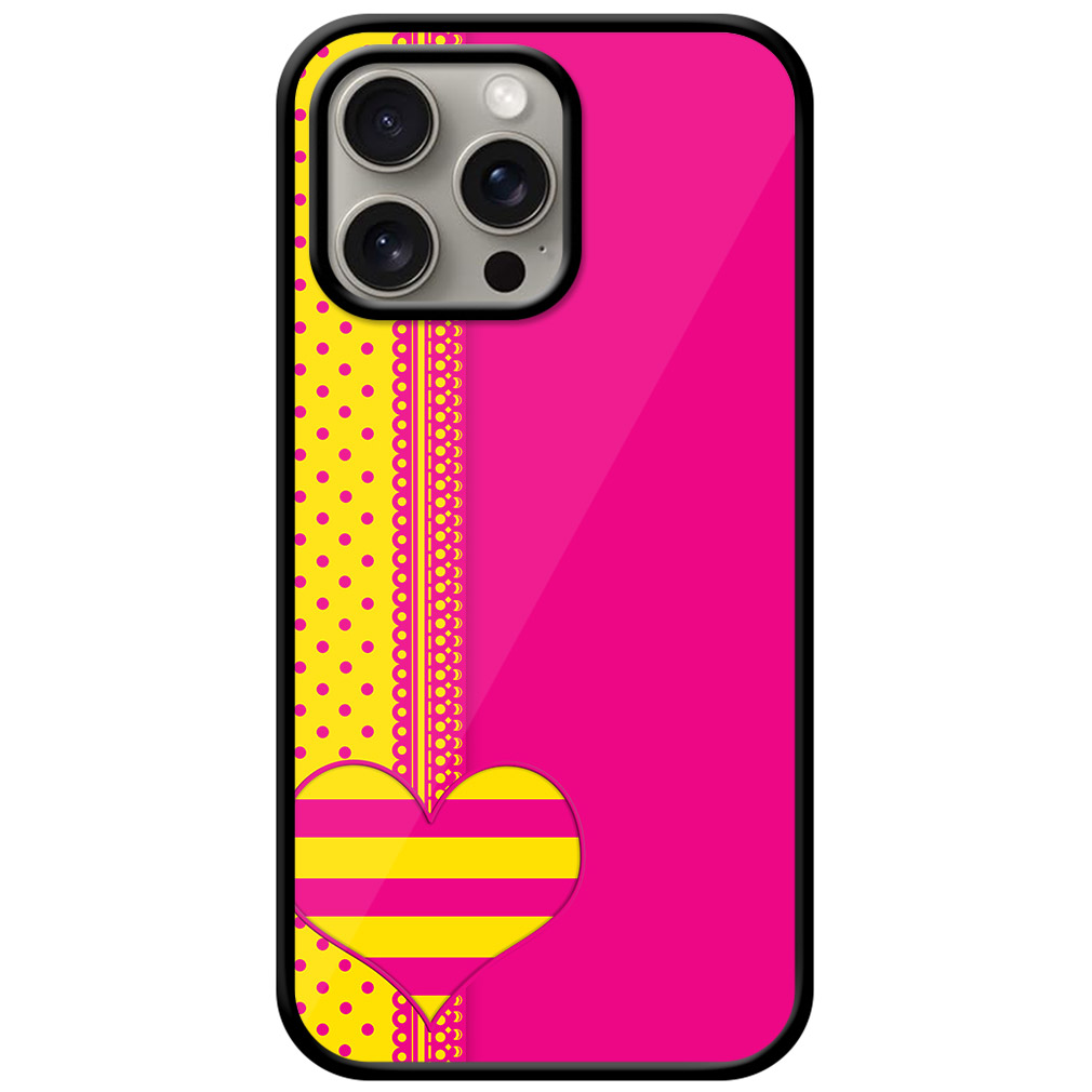 Polka Dot Pattern Metal TPU Printed Case