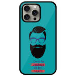 Cool Beard Vector Design Metal TPU Printed Case