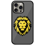 Bold Lion Face Vectorart Metal TPU Printed Case