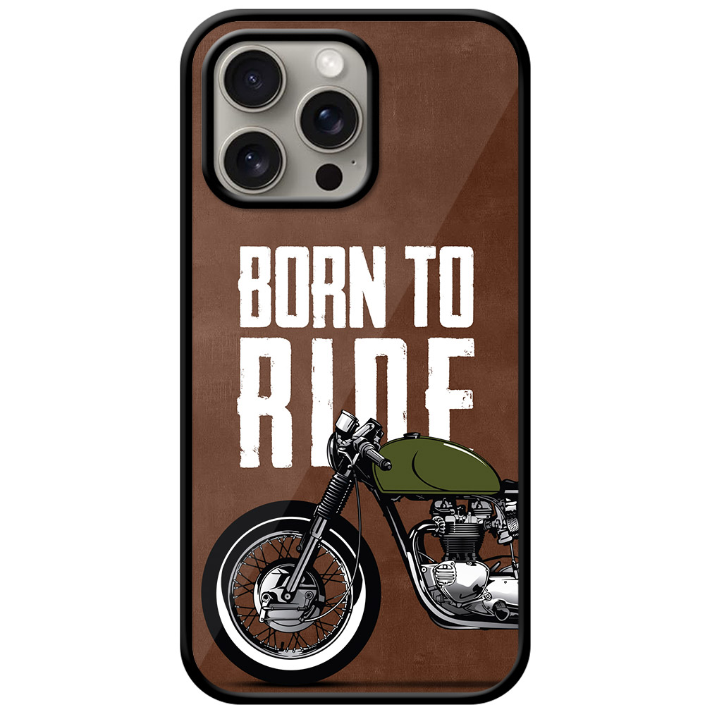 Born to Ride Superbike Metal TPU Printed Case