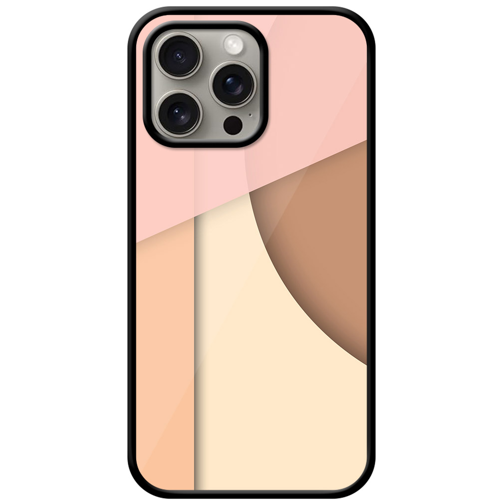 Abstract Geometrical Depiction Metal TPU Printed Case