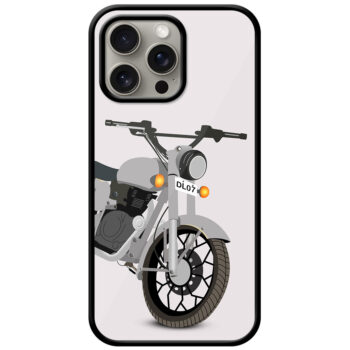 Royal Heavy Bike Vector Art Metal TPU Printed Case