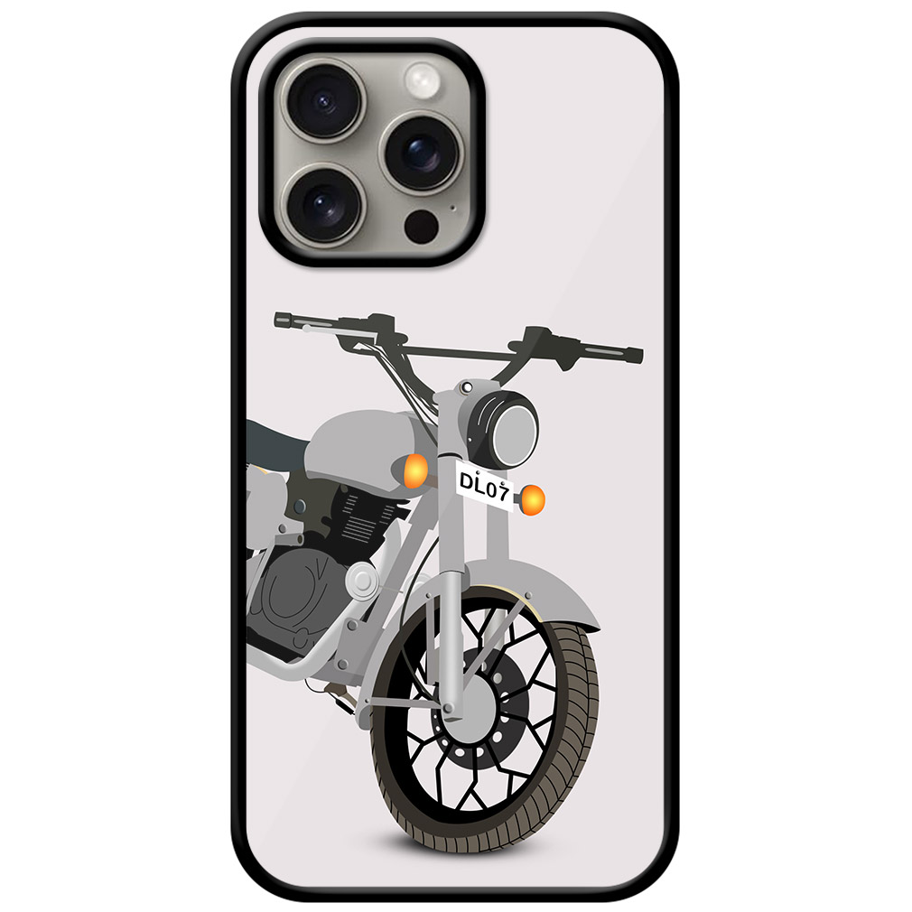 Royal Heavy Bike Vector Art Metal TPU Printed Case