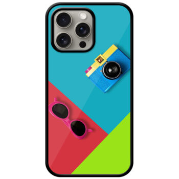 Cute Camera Wallpaper Metal TPU Printed Case