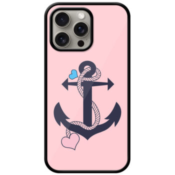 Nautical Anchor With Rope Metal TPU Printed Case