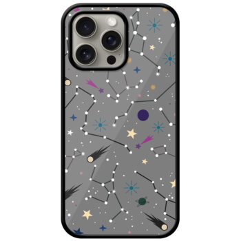 Aesthetic Star Constellations Wallpapers Metal TPU Printed Case