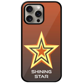 Shining Star Vector Design Metal TPU Printed Case