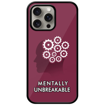 Human Head Gears Illustration Metal TPU Printed Case