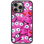 Sweet Emoji Wallpaper Design Metal TPU Printed Case