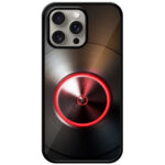 Power Button Design Metal TPU Printed Case