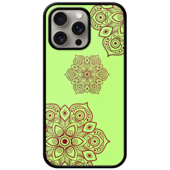 Artistic Mandala Rangoli Design Metal TPU Printed Case