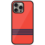 Sober Bold Stripe Pattern Metal TPU Printed Case