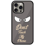 Angry Eyes Graphic Illustration Metal TPU Printed Case