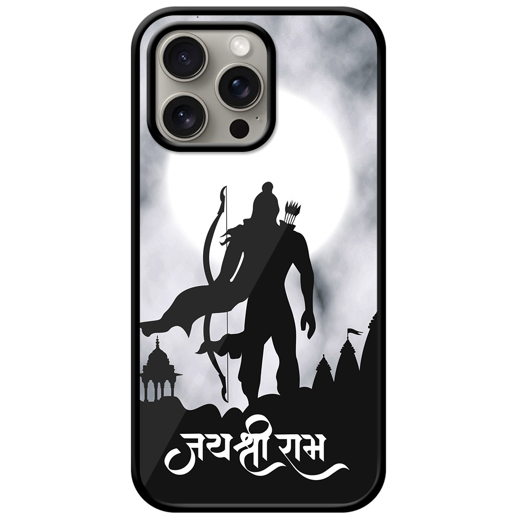 Jai Shri Ram Graphic Design Metal TPU Printed Case