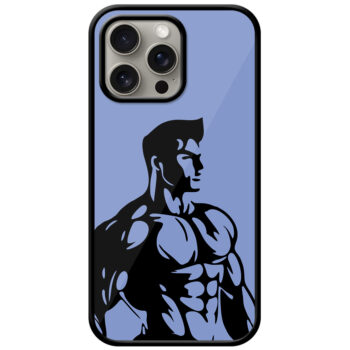 Tough Bodybuilder Vectorart  Metal TPU Printed Case