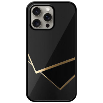 Abstract Glossy Metal Design Metal TPU Printed Case