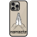 Namaste Vector Illustration Metal TPU Printed Case