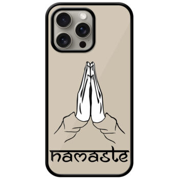 Namaste Vector Illustration Metal TPU Printed Case