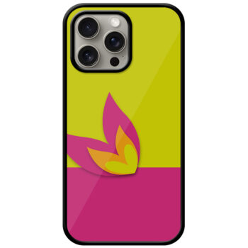 Tricolor Butterfly Icon Design Metal TPU Printed Case