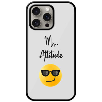 Emoji Mr. Attitude Vector Graphic Metal TPU Printed Case