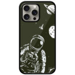 Astronaut Motivational Design Metal TPU Printed Case