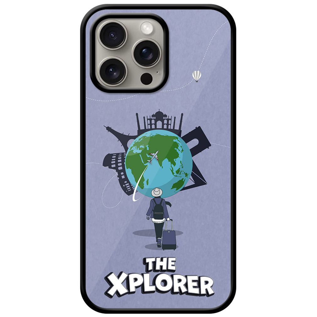 The Xplorer Vector Illustration Metal TPU Printed Case