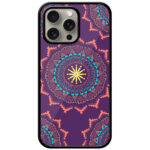 Allure Round Rangoli Mandala Design Metal TPU Printed Case