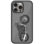 Cool Vintage Bike Vector Design Metal TPU Printed Case