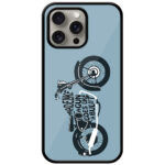 Cool Vintage Bike Vector Design Metal TPU Printed Case