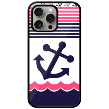 Heavy Ship Anchor Vector Design Metal TPU Printed Case