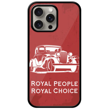 Classic Vintage Car Sketchart Metal TPU Printed Case