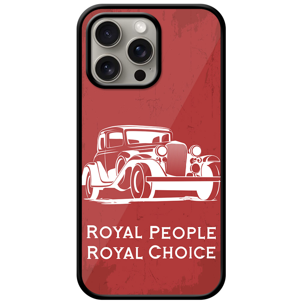 Classic Vintage Car Sketchart Metal TPU Printed Case