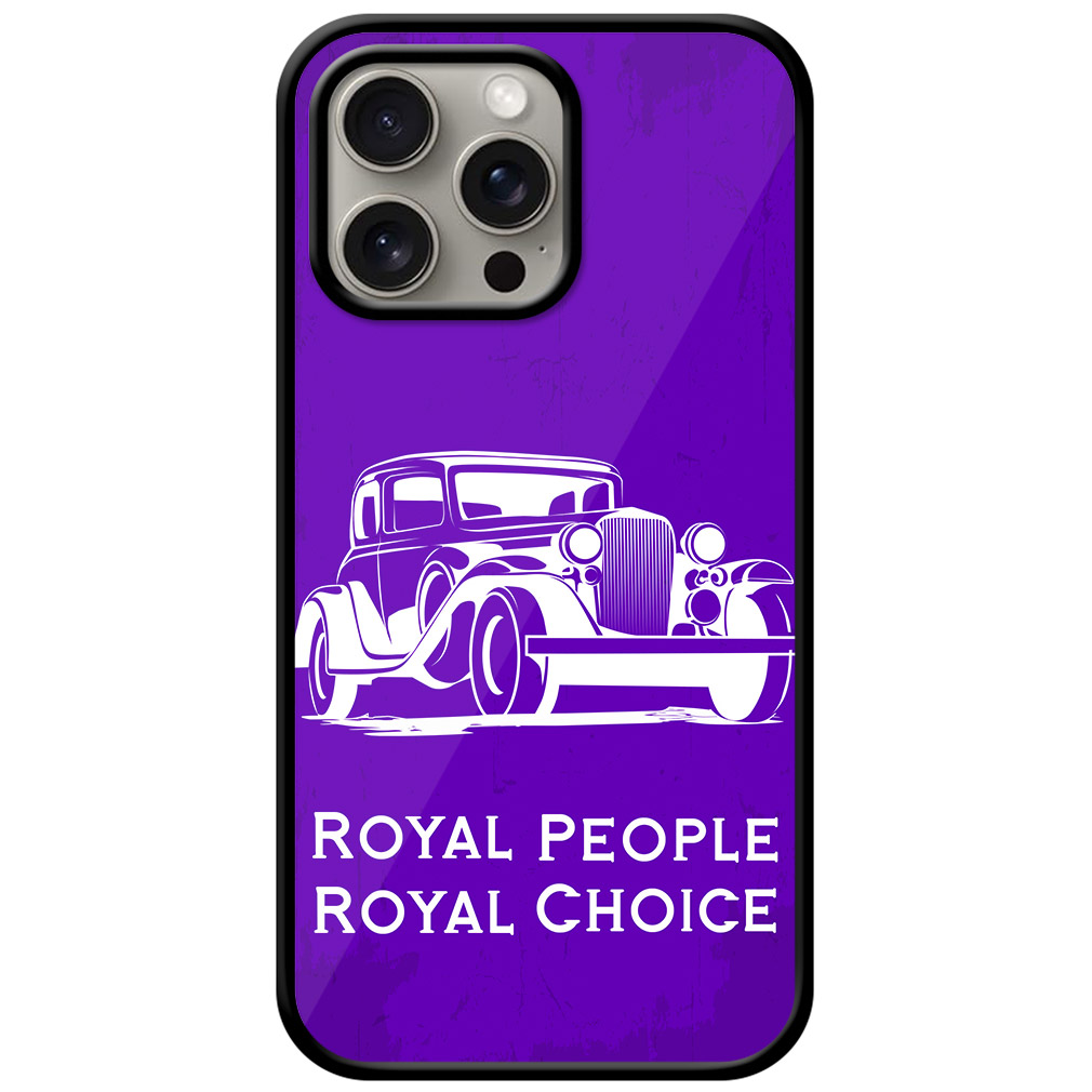Classic Vintage Car Sketchart Metal TPU Printed Case