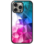 Elegant Crystal Graphic Design Metal TPU Printed Case