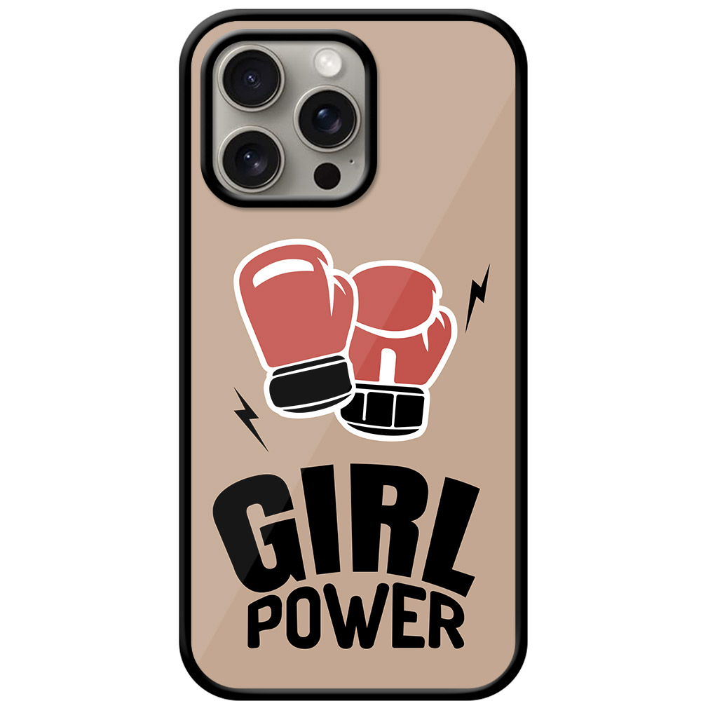 Girl Power Vector Design Metal TPU Printed Case