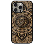 Elegant Gold Mandala Design Metal TPU Printed Case