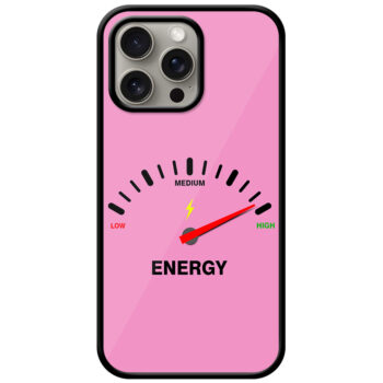 Energy Meter Vector Illustration Metal TPU Printed Case