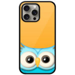 Elegant Vector Owl Illustration Metal TPU Printed Case