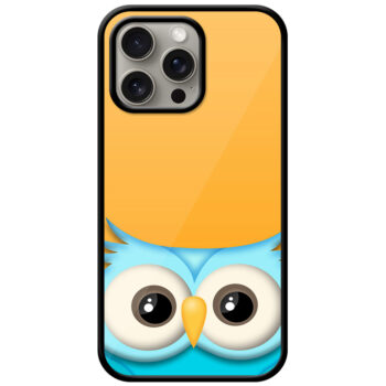 Elegant Vector Owl Illustration Metal TPU Printed Case